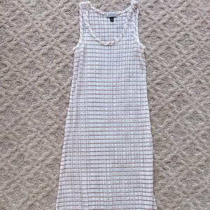 J Valdi long rose gold cover up dress